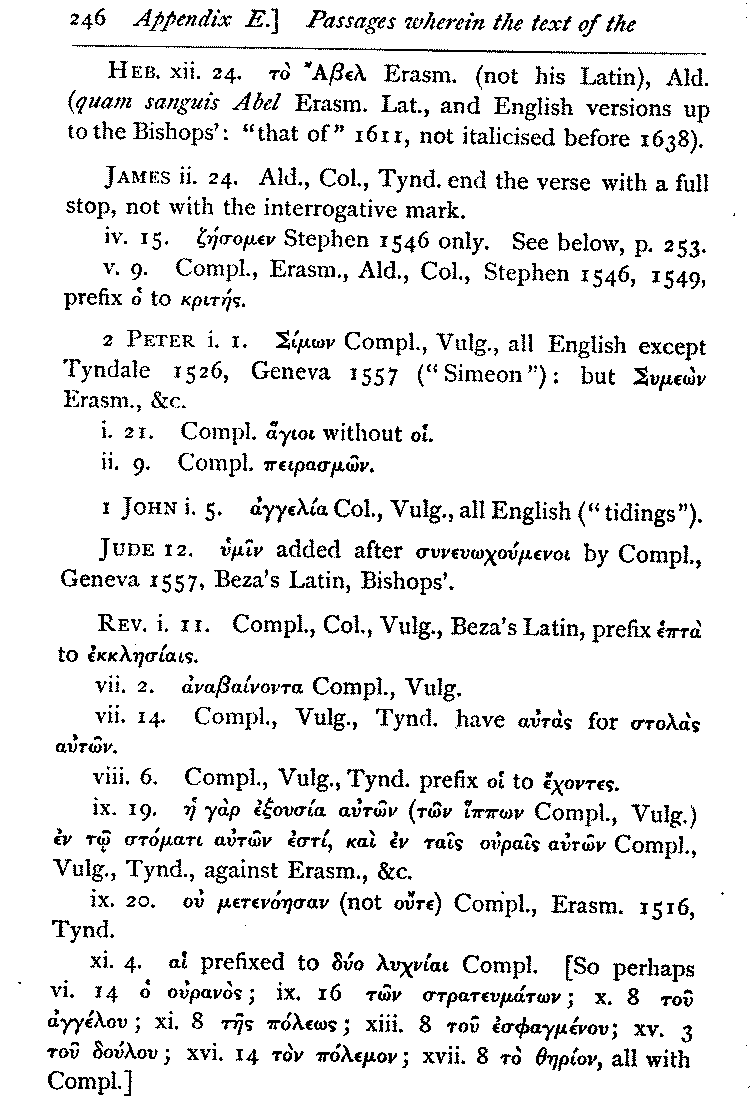Appendix E